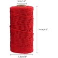 thumbnail image 4 of 100m Green Cotton String Garden 3mm Craft Cord Green Bakers String Packing Cord for Gardening Decoration and Homemade Projects, 4 of 5