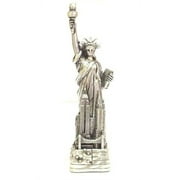 Statue of Liberty Replica - 4 inch Tall Silver Statue of Liberty NYC Souvenirs