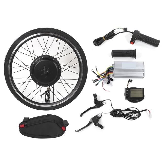 Rueda del motor delantero, rueda delantera de 26 pulgadas Rueda del motor del acelerador de giro eléctrico Eficiencia óptima