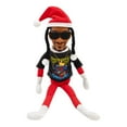 Snoop Dogg on a Stoop Christmas Elf Doll, 12" Small Plush Toys Shelf Decor, Includes Elf Toy