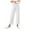 White, variant on UJNDER Women's Twill Cropped Wide Leg Pants Plus Size Petite Capri Trousers Stretch Denim Ankle Army Green XS