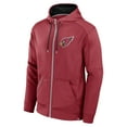 thumbnail image 2 of Men's Fanatics Cardinal Arizona Cardinals Defender Full-Zip Hoodie, 2 of 3