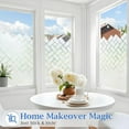 thumbnail image 6 of Frosted Window Privacy Film Static Cling Non-Adhesive for Glass Windows, Heat Control UV Blocking Sun Blocking Anti Glare, Day and Night Bathroom Home Office Cover, 17.5"x118", 6 of 9