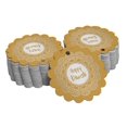 thumbnail image 1 of Inkdotpot Real Silver Foil Happy Diwali Tags Favor Hang Paper Tags 100 Pieces, 1 of 6