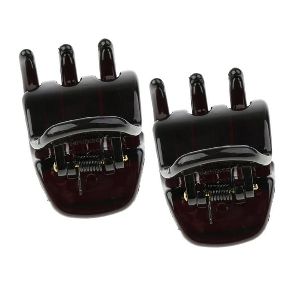 2x Pasadores l Cabello para Mujer, Salón de Peluquería, Pinza l Cabello, Pinzas l Cabello, Herramientas Salvador Garra de pelo de resina para mujer