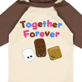 thumbnail image 4 of Inktastic Together Forever S'mores Boys or Girls Long Sleeve Baby Bodysuit, 4 of 5