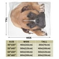 Boxer Dog 1 Warm Flannel Fleece Plush Blanket Soft Sofa Throw Blanket