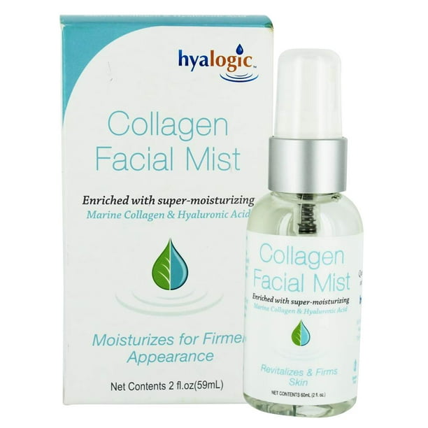 Hyalogic Collagen Facial Mist Toner Revitalizes & Firms Skin 2 fl