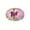 Purple, variant on Nmdmisc 50Pcs He is Risen Oval Paper Plates 8.8" X 10.8" Disposable Plates Easter Cross Paper Plates Easter Tableware for Spring Lily Floral Religion Christ Easter Day Party Decorations