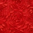 thumbnail image 3 of Balsa Circle 10 Red Satin Raised Roses Spandex Stretchable Banquet Solid Chair Covers Slipcovers, 3 of 8