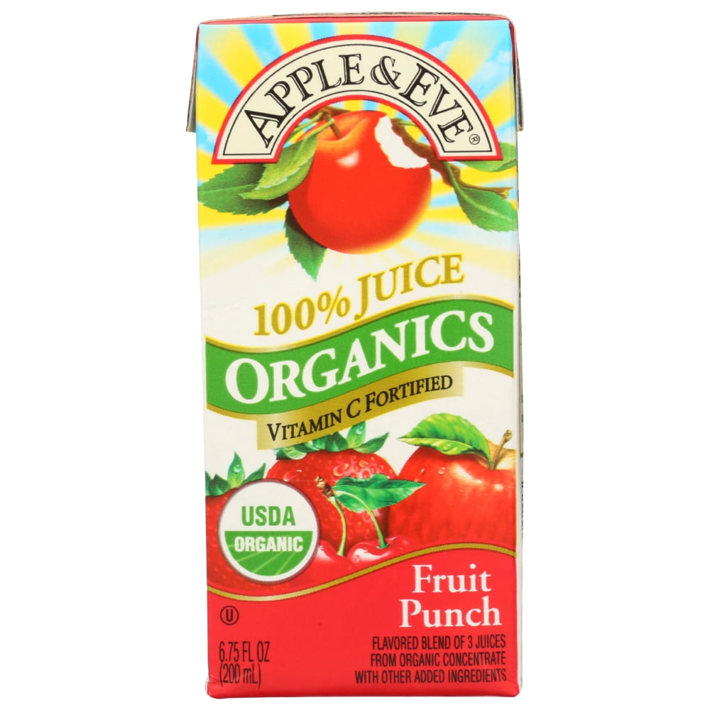 Apple & Eve Organics Fruit Punch Juice Box, 6.75 Fl. Oz.