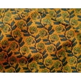 thumbnail image 4 of oneOone Silk Tabby Fabric Leaves & Floral Block Print Sewing Fabric BTY 42 Inch Wide, 4 of 4
