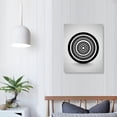 thumbnail image 3 of COMIO  Black and White Wall Art Canvas Set Mid Century Boho Pictures Modern Geometric Lines Rounds Wall Decor Minimalist Bohemian Abstract Painting Artwork for Living Room Bedroom Office, 3 of 4