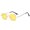 Gold Frame Yellow Sheet, variant on Retro Hip Hop Sunglasses for Women, Men, and Children - Trendy Square Frame Mini Shades for Fashion, Parties, and Travel