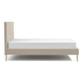 thumbnail image 2 of Bowery Hill Modern Fabric Upholstered Headboard King Bed in Beige, 2 of 6