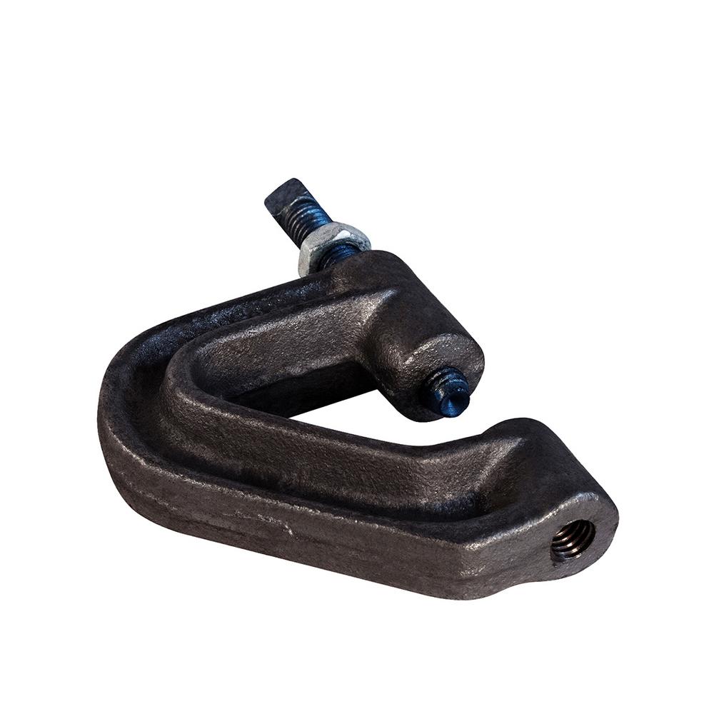 Highcraft Purlin Beam Clamp for 3/8 in. Threaded Rod in Uncoated Iron (5-Pack)