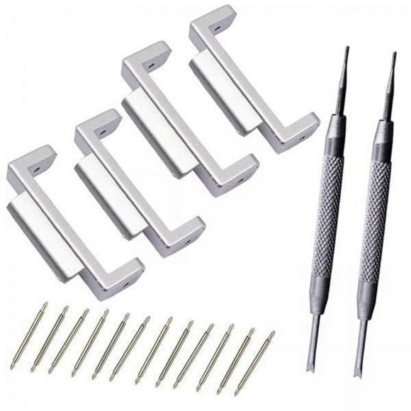Kit de Conector de 2x Correa de Reloj con Herramienta de Reemplazo Compatible con Adaptador de Reloj para GW-M5610, G-8900 G-5600, Etc.