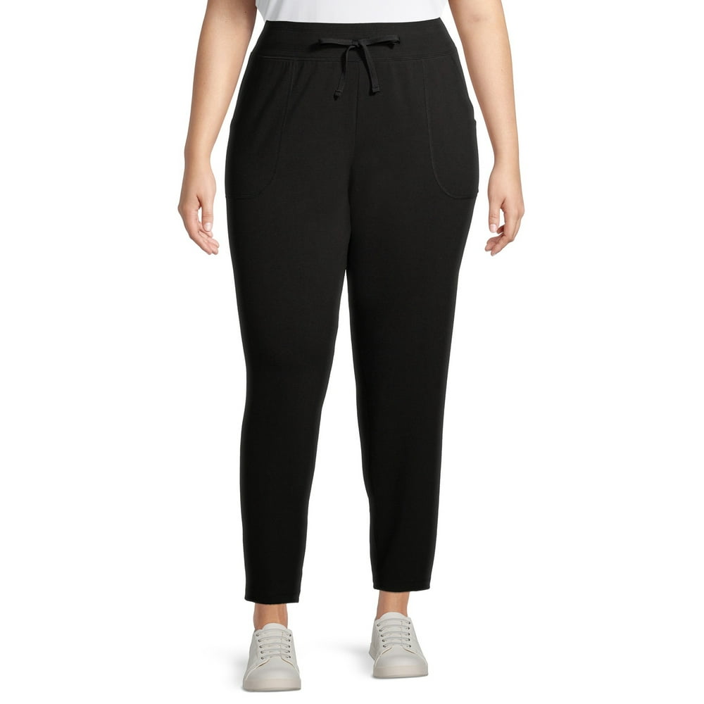 Athletic Works - Athletic Works Women's Plus Size Core Knit Athleisure Sweatpants - Walmart.com