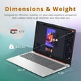 thumbnail image 4 of HP 15.6'' Business Laptop, HD Display, Intel Pentium N200 Processor, 16GB RAM, 128GB SSD, Intel UHD Graphics, Full Size Keyboard, WiFi, Bluetooth, Windows 11, Scarlet Red, 32GB Hotface USB Card, 4 of 7