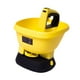 thumbnail image 3 of Esparcidor manual universal de 2,7 l para césped, fertilizantes, derretimiento de hielo y sal para carreteras. Amarillo, 3 of 8