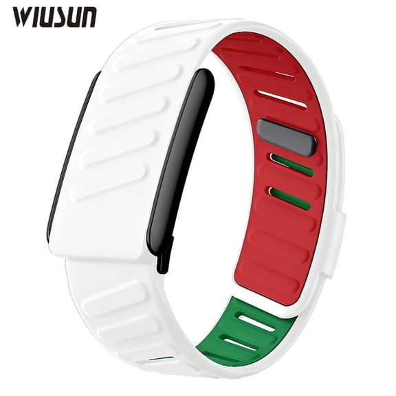 WIUSUN Silicone Band for Whoop 5.0 Bands One / Peak / Life / MG Fitness Tracker Sport Strap Adjustable Wristband Bracelet
