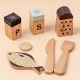 thumbnail image 4 of Juego de cocina de madera, juego de juguete para juego de imitación, tabla Zulema juego de cocina, 4 of 8