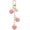 Pink, variant on Flower Charm Keychain, Cute Resin Rose Pendant Keychains Tassel Chain Keyring with Jewelry Box for Women Pink -