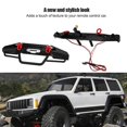 thumbnail image 4 of Parachoques Delantero Y Trasero RC, Protector De Parachoques Delantero De Coche RC, Parachoques Delantero De Coche RC De Aleación De Aluminio, Para 1/10 RC Car RC Crawler Car ANGGREK Otros, 4 of 8