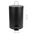 thumbnail image 2 of unbranded Papelera De Pedal Para Cocina De Hierro Color Negro Con Para Uso En Hogar, 2 of 7