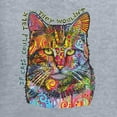 thumbnail image 2 of Dean Russo If Cats Could Talk Cat Lover Mens Long Sleeve Shirt, Heather Grey, Large, 2 of 6