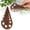 Brown, variant on ZLBDYG Wooden Herb Stripper Tool - 8-Hole Vegetable Leaf Remover for Parsley, Thyme, Kale - Natural Kitchen Gadget for Fast Stem Cleaning (4.9"x2.7")
