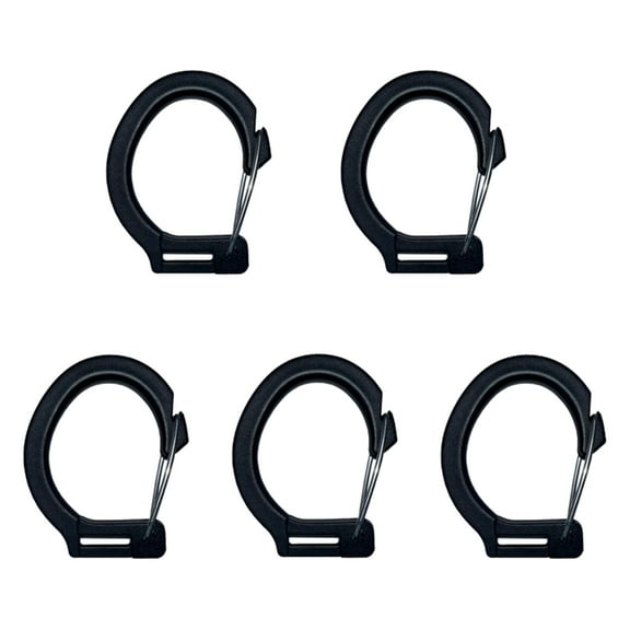 5Pcs Plastic Snap Clips Hook Camping Carabiner Buckle Outdoor Tent Accessories Multifunction Snap Hook Camping Equipment