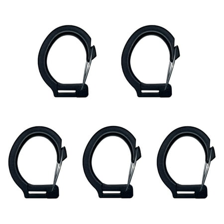 5Pcs Plastic Snap Clips Hook Camping Carabiner Buckle Outdoor Tent Accessories Multifunction Snap Hook Camping Equipment