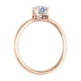 thumbnail image 2 of 1/2 Carat Diamond Solitaire Engagement Ring in 14K Rose Gold (Ring Size 6.5), 2 of 4