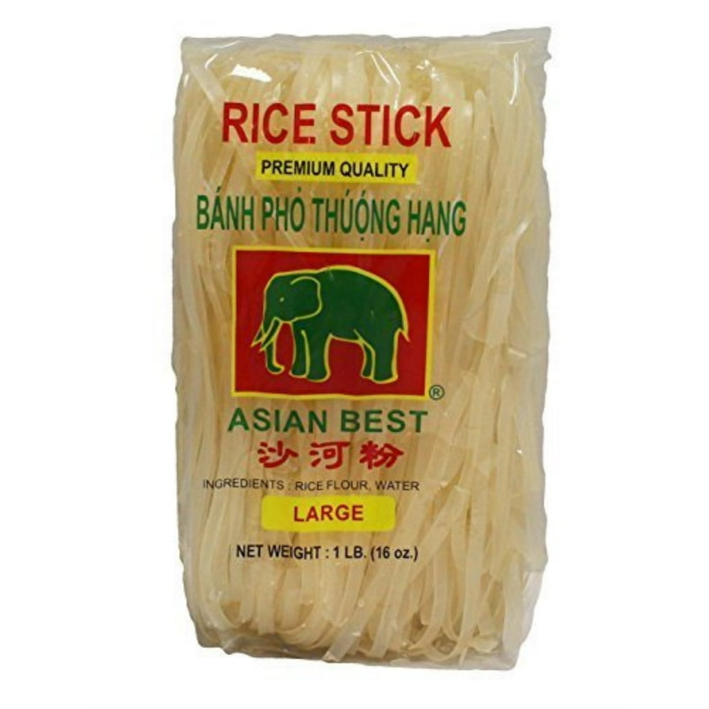 asian best premium rice stick noodle large, 16oz (3 packs) Walmart