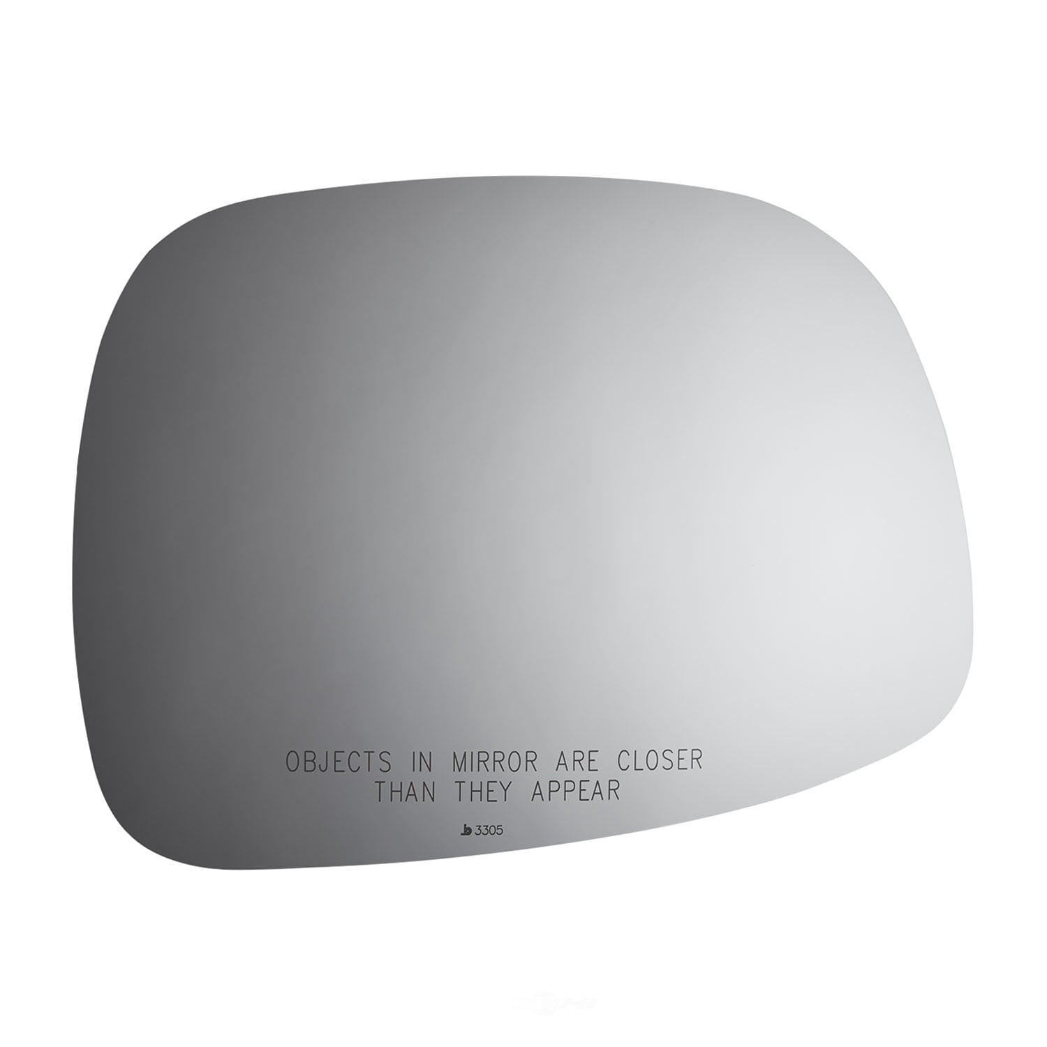 Burco Side View Mirror Replacement Glass - Clear Glass - 3305