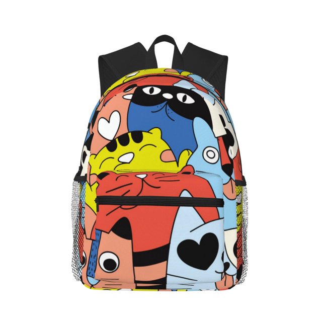 Easygdp Funny Cats Mochila Casual para Portátil, Mochila para Escuela, Viajes, Negocios