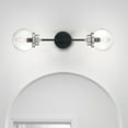 thumbnail image 6 of 60/7132 Nuvo Lighting Axis - 2 Light Wall Sconce-Matte Black/Brushed Nickel Finish, 6 of 8