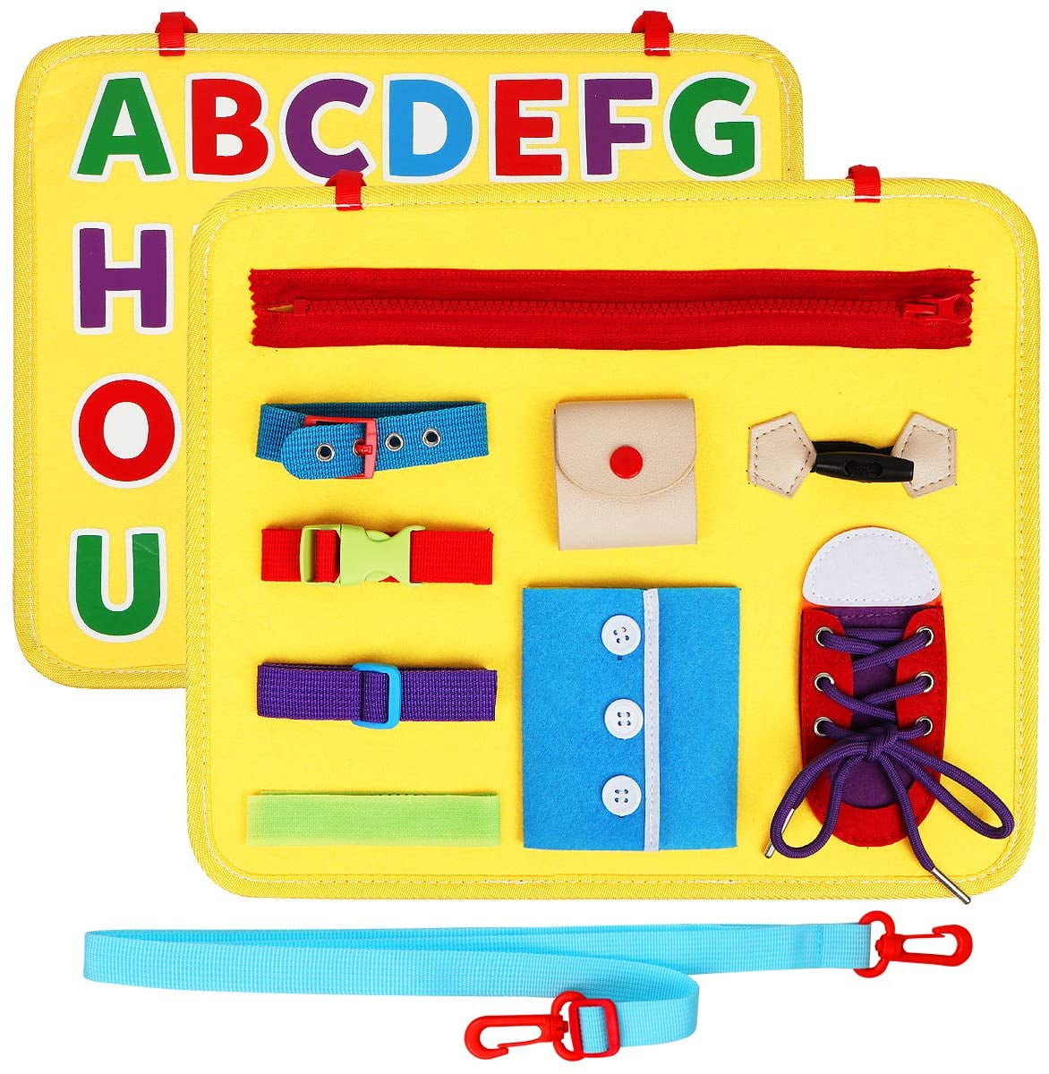 Learning Educational Busy Board Gift For Kids Montessori Sensory Toddlers Toys 