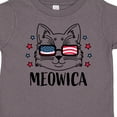 thumbnail image 4 of Inktastic 4th of July Meowica Cat in Flag Sunglasses Boys or Girls Toddler T-Shirt, 4 of 5