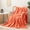 Coral, variant on Taibuwu Light Luxury Solid Color Flannel Blanket Lunch Break air-Conditioned Office Warm Comfort Blanket Cozy Lovely Plush Blanket Gift, Multi-Color Four Seasons Optional (50''x60'')