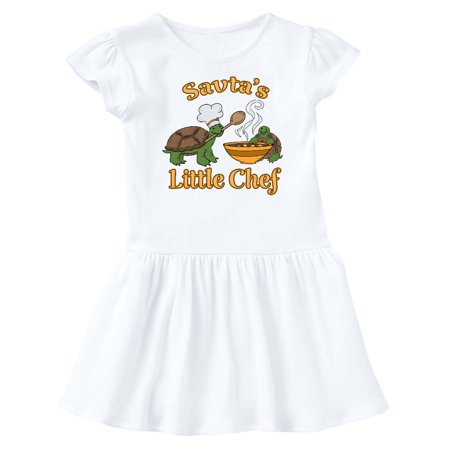 

Inktastic Savta s Little Chef with Cute Turtles Gift Baby Girl Dress