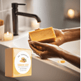 thumbnail image 2 of Dr. Turmeric Soap Bar | Face & Body Cleanser | Moisturizing | Lathering | Deep Cleansing | Evens Skin Tone | Refreshing Scent | Radiant Skin | 1 count pack of 1|, 2 of 5