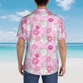 thumbnail image 6 of Daiia Sunflower Rabbit Hawaiian Shirt for Men Gentle Cotton Regular Short Sleeve Casual-Small, 6 of 9