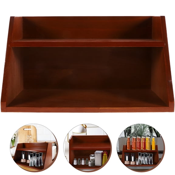 XIBUFE Countertop Storage Shelf Cosmetic Organizer Holder Kitchen Spice Rack Desktop Organizer Kitchen Countertop Organizer