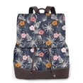 thumbnail image 1 of Disketp Hawaiian Style Mochila de Cuero para Mujer, Bolso de Espalda Antirrobo con Estilo para Viaje, Trabajo y Uso Diario, 1 of 4