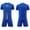 Blue, variant on Baby Boy Outfits 2 Piece Mesh Athletic Short Sleeve Clothing Set Summer Gradient Outdoor Tracksuit Size 1T