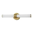 thumbnail image 5 of JONATHAN Y Brooks 20.13" 1-Light Industrial Mid-Century Iron Integrated LED Vanity Light, Brass Gold, 5 of 8