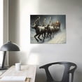 thumbnail image 3 of Nawypu Christmas Wall Art Home Decor Santa Claus with Poster Canvas Print Christmas Tree Pictures Winter Wall Decor Living Room Bathroom Room Aesthetic, 3 of 4
