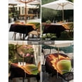 thumbnail image 4 of Outdoor Tablecloth with Umbrella Hole, Abstract Flame Tennis Zippered Table Cloth for Square Tables, Modern Sport Art Washable Waterproof Tablecloths for Picnic Patio Garden, 4 of 9